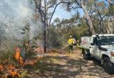 Large hazard reduction burn in Wollemi National Park
