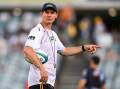 Brumbies coach Stephen Larkham knows the importance of securing a home semi-final. (Lukas Coch/AAP PHOTOS)